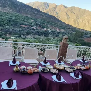 Kasbah La Dame Bija in Atlasgebirge:  Kasbah La Dame Bija - Restaurant