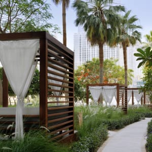 The Address Downtown in Dubai:  The Address Downtown - Garden Cabanas