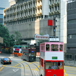 Hong Kong Stopover: Hong Kong doppelstöckige Straßenbahn