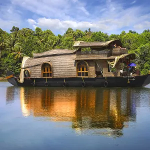 Hausboot Tagestour ab | bis Alleppey in Kerala | Malabarküste | Kochi: Indien Backwaters Hausboot