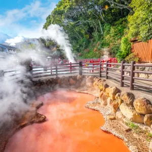 Japan auf neuen Wegen ab Tokio: Japan Beppu Kamado Jigoku Thermalquelle