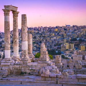 Höhepunkte Jordanien inkl. Zusatznacht Wadi Rum ab Amman: Jordanien Amman Zitadelle Herkules Tempel