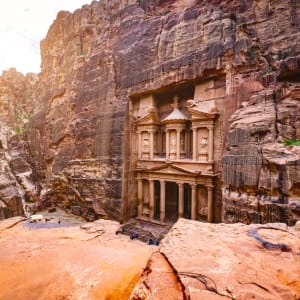 Petra, EN, Ganztägig in Amman: Jordanien Petra Schatzhaus