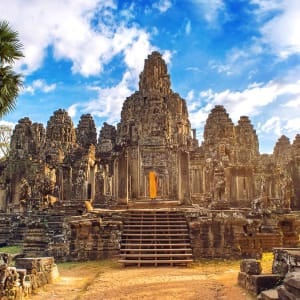 Höhepunkte Kambodschas ab Phnom Penh: Kambodscha Angkor Bayon Tempel