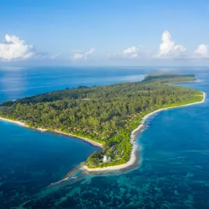 Four Seasons Resort Desroches Island in Outer Islands:  Desroches Island Luftaufnahme