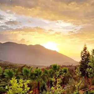 Kasbah La Dame Bija in Atlasgebirge:  Kasbah La Dame Bija - Ausblick