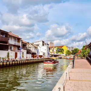 Historisches Malakka ab KUL|bis SIN ab Kuala Lumpur: Malaysia Malakka Fluss