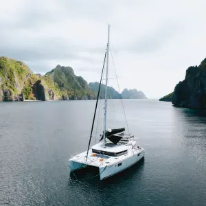Privater Katamaran im Inselparadies ab Palawan: Philippinen Palawan El Nido Katamaran Charter