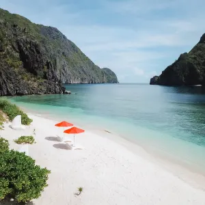 Privater Katamaran im Inselparadies ab Palawan: Philippinen Palawan El Nido Katamaran Charter