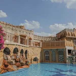 Ajit Bhawan in Jodhpur | Jaisalmer:  Indien Ajit Bhawan - Pool