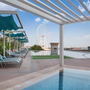 JA Ocean View Hotel in Dubai:  JA Ocean View Hotel - Pool View