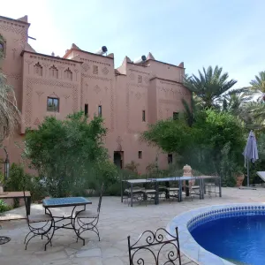 Kasbah Azul in Sahara Wüste | Drâa-Tal:  Marokko Kasbah Azul