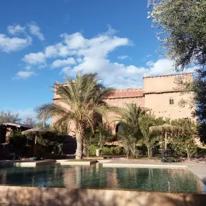 Kasbah Ouzoud in Atlasgebirge:  Marokko Kasbah Ouzoud Pool