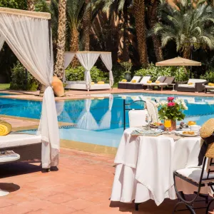 Le Berbère Palace in Ouarzazate | Skoura | Dades-Tal:  Marokko Le Berbere Palace Ouarzazate Pool