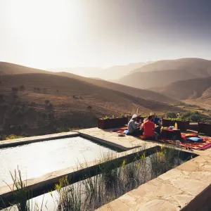 Touda Ecolodge in Atlasgebirge:  Marokko Touda Ecolodge - Pool