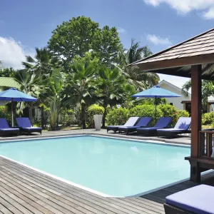Villas de Mer Hotel in Praslin:  Seychellen Villas de Mer Hotel Pool