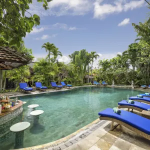 Tonys Villas and Resort in Süd-Bali:  Tonys Villas and Resorts - Pool Bar