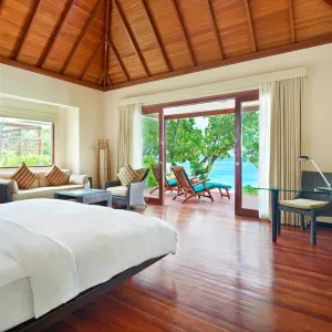 Labriz Silhouette Seychelles in Outer Islands:  Hilton Seychelles Labriz - Beachfront Villa