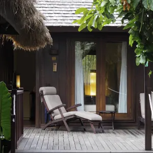 The Menjangan in Nord-Bali:  Indonesien Bali The Manjagan Monsoon Lodge Lounge