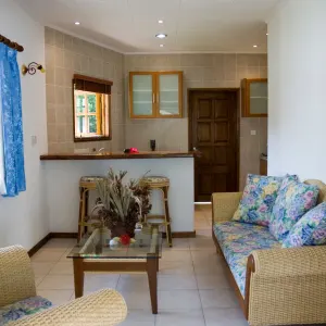 Villa Creole in La Digue:  La Digue Villa Creole Wohnbeispiel