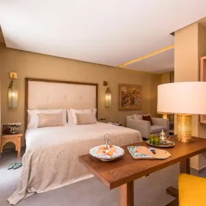 Le Berbère Palace in Ouarzazate | Skoura | Dades-Tal:  Marokko Le Berbere Palace Ouarzazate Wohnbeispiel