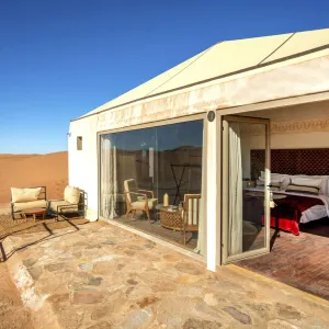 Sahara Erg Chegaga Ghazala Camp in Sahara Wüste | Drâa-Tal:  Marokko Sahara Erg Chegaga Ghazala Camp - Wohnbeispiel