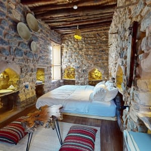 Hanging Terraces in Gebirge:  Oman Hanging Terraces - Wohnbeispiel