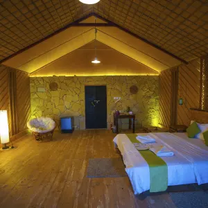 Sama Ras al Jinz Ecolodge in Küste:  Sama Ras al Jinz Ecolodge - Deluxe Zimmer
