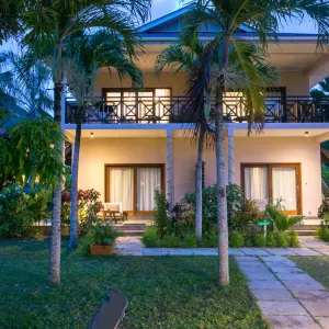 Les Lauriers Eco Hotel in Praslin:  Seychellen Les Lauriers Familienzimmer