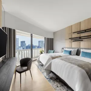 Parkroyal Marina Bay in Singapur:  Singapur Park Royal Marina Bay Deluxe-Zimmer 