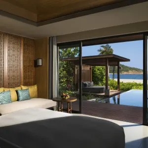 Anantara Quy Nhon Villas:  Vietnam Anantara Quy Nhon Villas Beachfront Villa Schlafzimmer