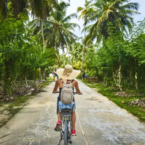 Silhouette Cruises - Sea Star & Sea Bird ab Mahé: Seychellen La Digue Fahrrad