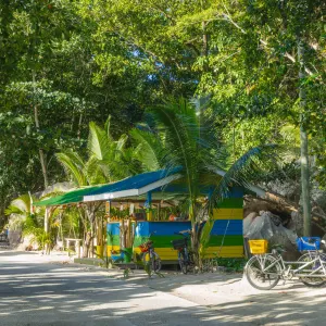 Bikes & Beaches La Digue in Praslin: Seychellen La Digue Fahrrad