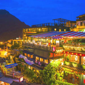 Taipei Stopover Package: Taiwan Jiufen Teehäuser