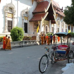 Das goldene Dreieck ab Chiang Mai: Thailand Chiang Mai Fahrradrikscha