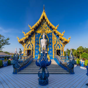 Mietwagenreise Goldenes Dreieck ab Chiang Mai: Thailand Chiang Rai Wat Rong Suea Ten