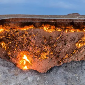 Klassisches Turkmenistan ab Ashgabat: Turkmenistan Darvaza Krater