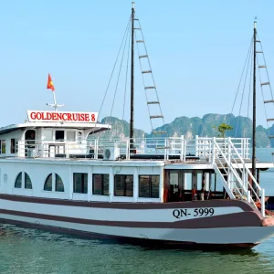 Tagesausflug Halong Bay, DE, Ganztägig in Hanoi: Vietnam Halong Bay Schiffsbeispiel