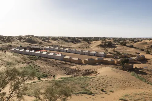 Touaregs Sahara Erg Lihoudi Standard Camp