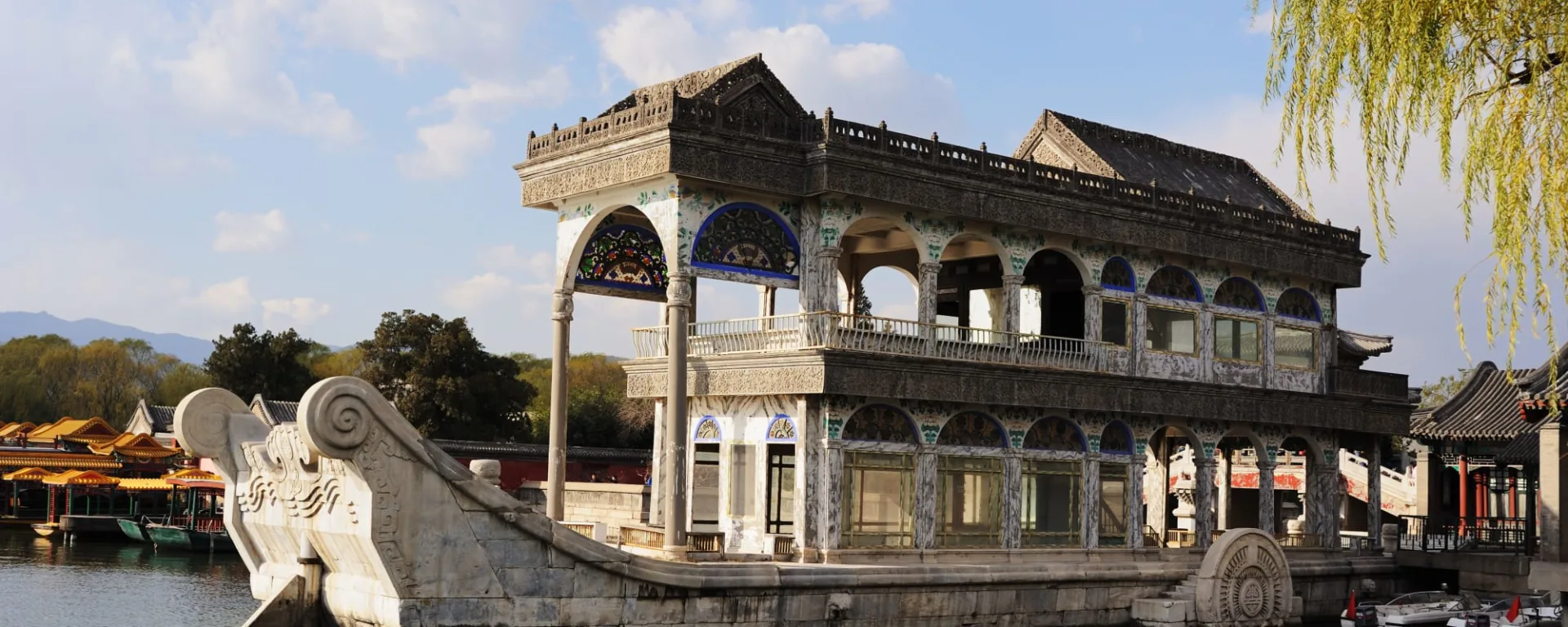 Sommerpalast & Große Mauer in Peking: China Beijing Sommerpalast Boot