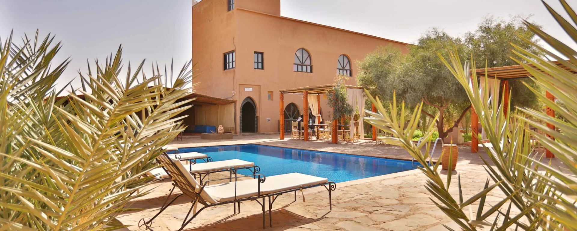 Kasbah Sahara Services in Sahara Wüste | Drâa-Tal:  Kasbah Sahara Services Hotel - Pool