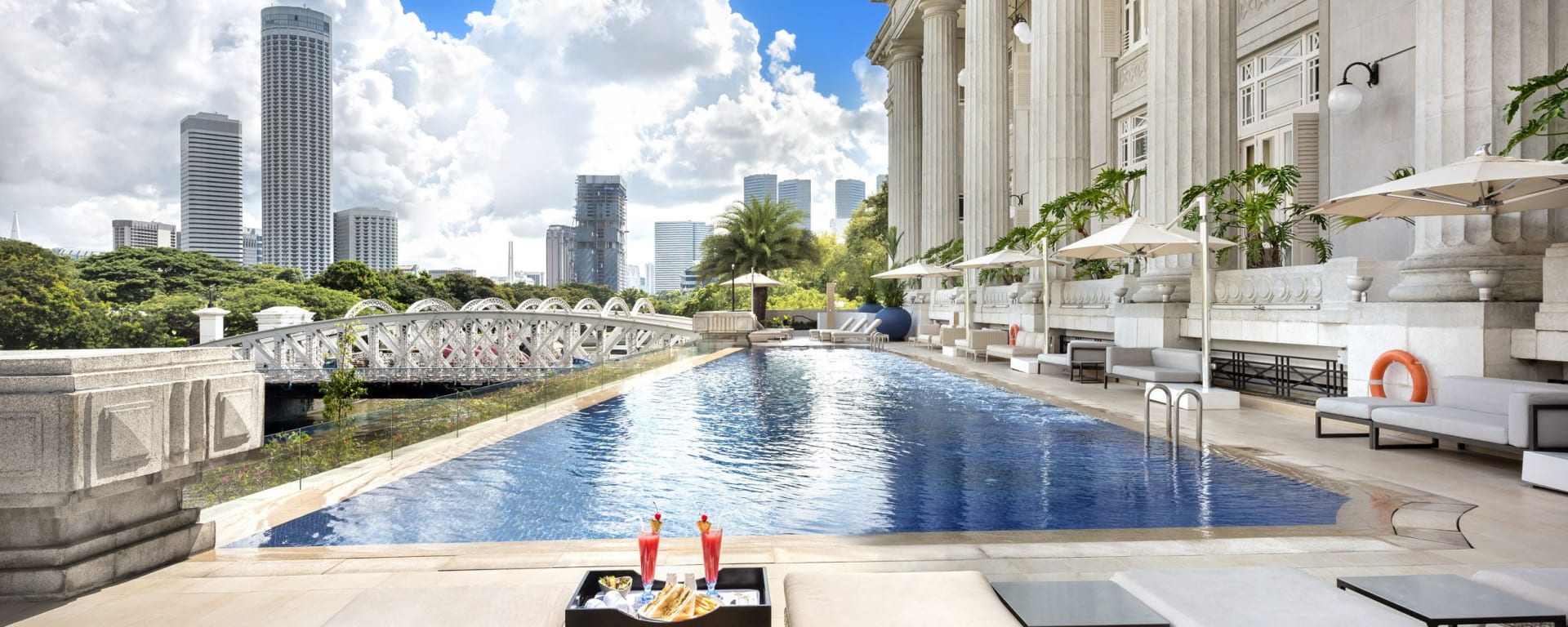 The Fullerton Hotel in Singapur: Singapur The Fullerton Hotel Pool