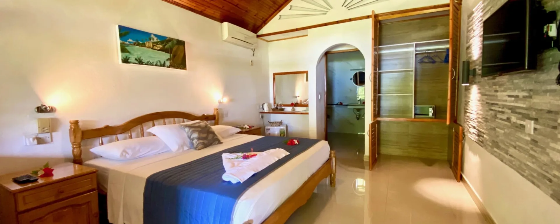 Beach Villa in Praslin: Beach Villa Praslin Wohnbeispiel