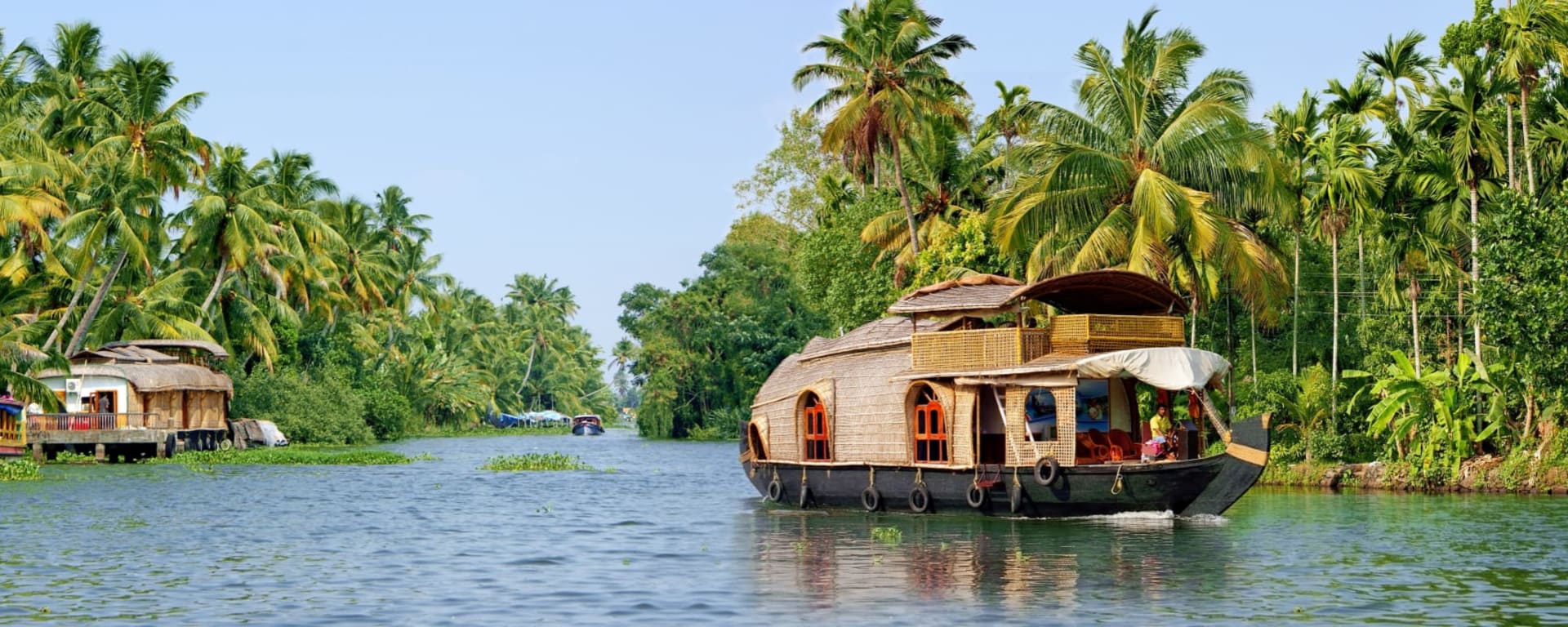 Hausboot Tagestour ab Alleppey | bis Kumarakom in Kerala | Malabarküste | Kochi: Indien Backwaters Hausboot