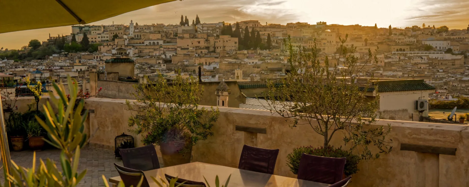 Karawan Riad in Fès:  Marokko Karawan Riad Dachterrasse