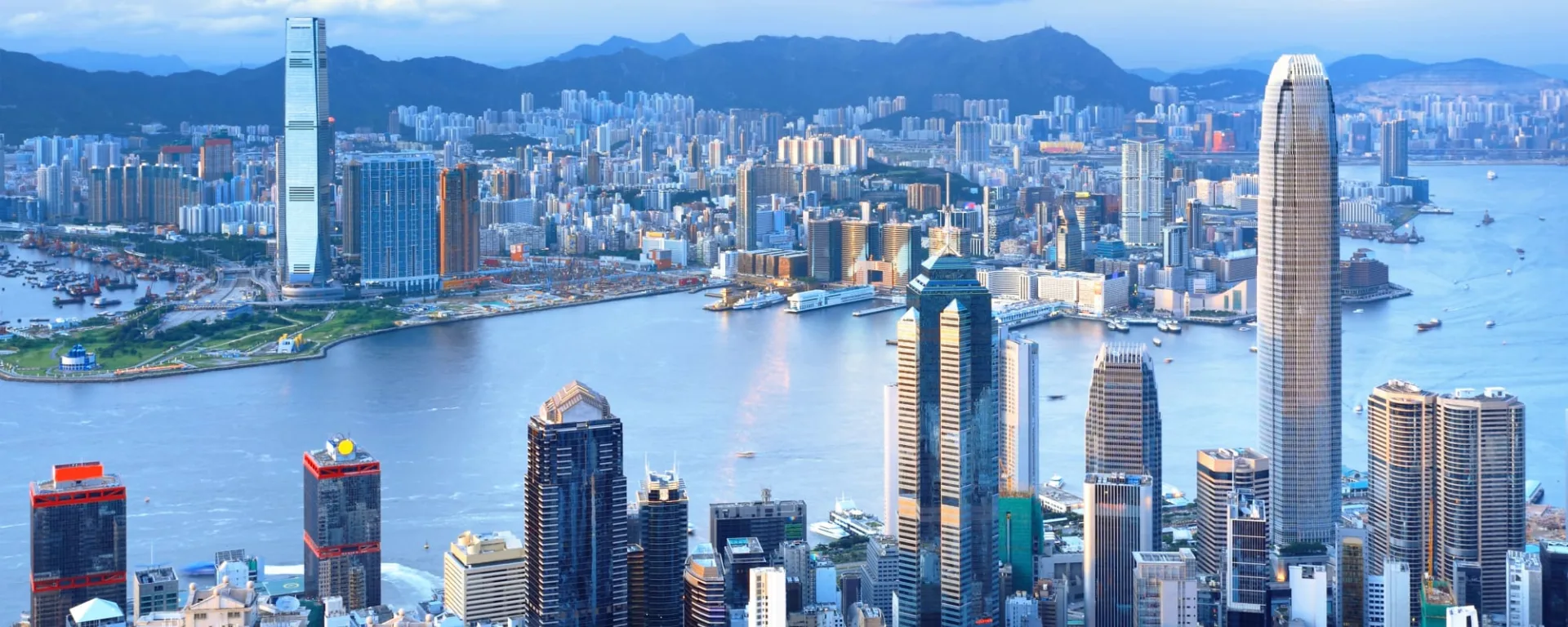 Hong Kong & Inseltraum Philippinen: Hong Kong Kowloon Skyline 