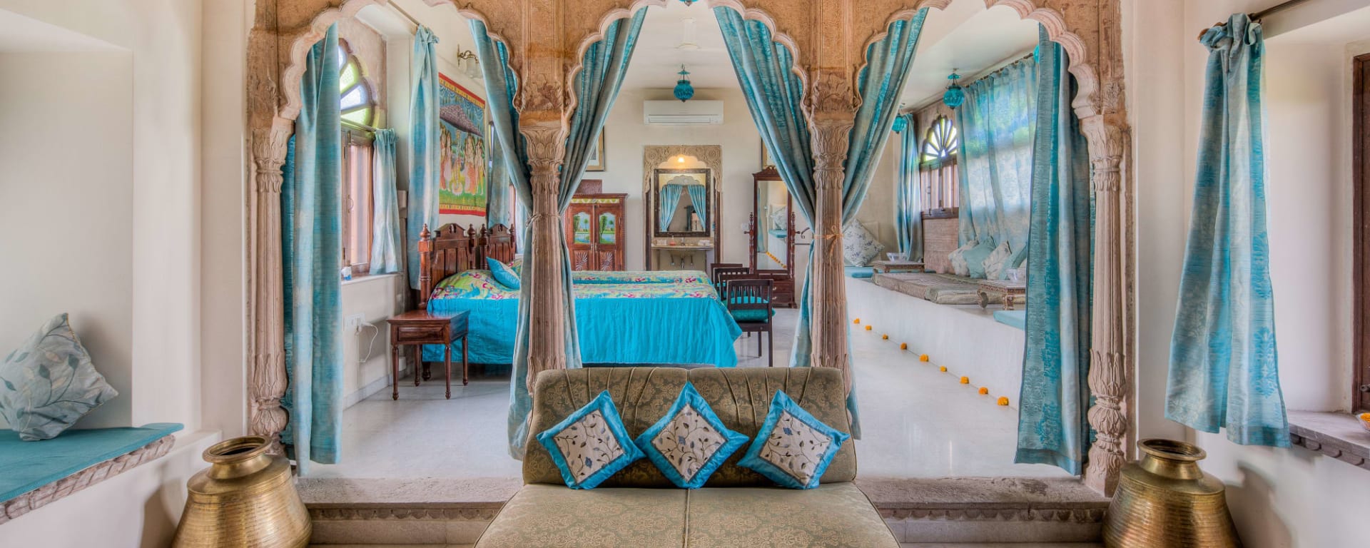 Chanoud Garh in Udaipur & Umgebung:  Indien Chanoud Garh Wohnbeispiel