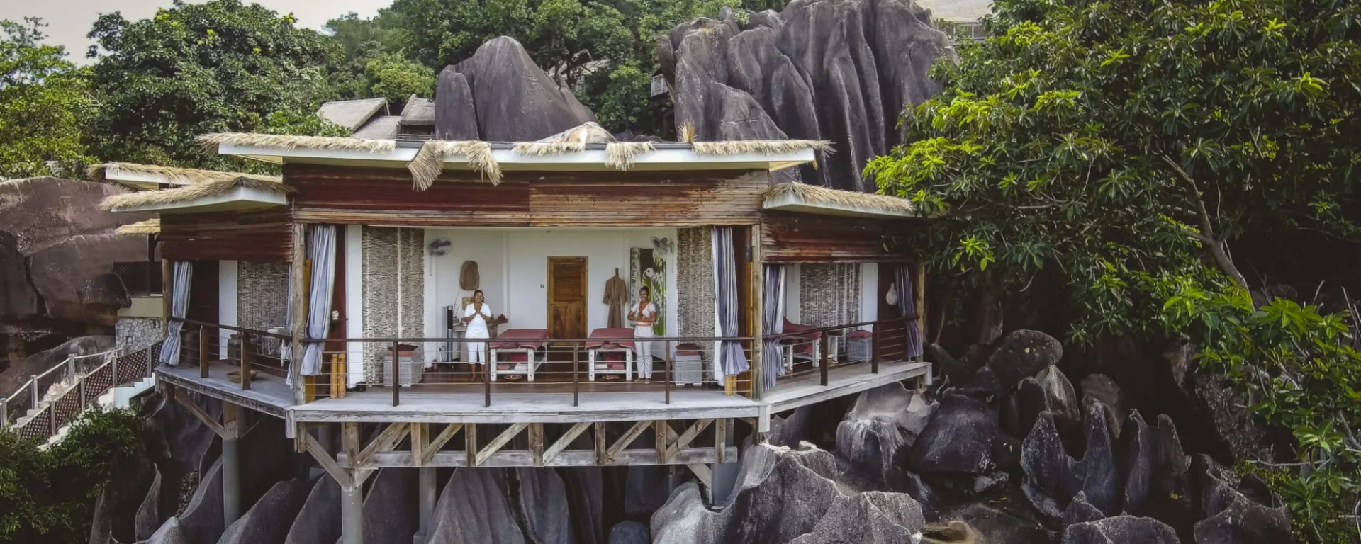 Le Domaine de L´Orangeraie in La Digue: Le Domaine de L Orangeraie Panorama