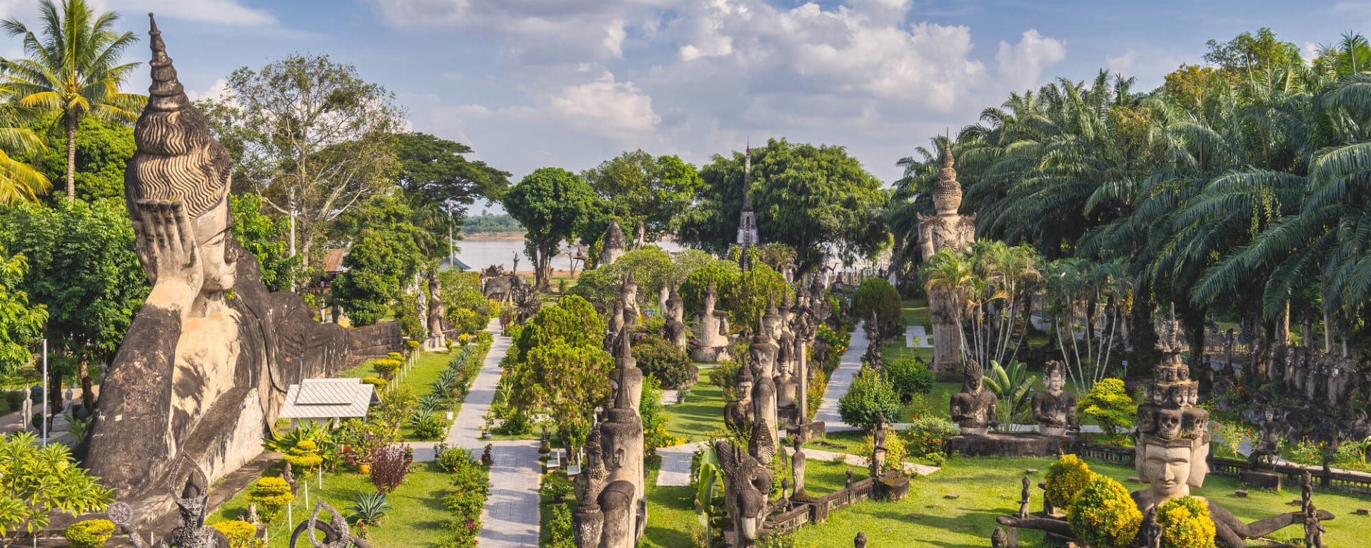 Vientiane und Buddha Park, DE, Ganztägig: Laos Vientiane Buddha Park