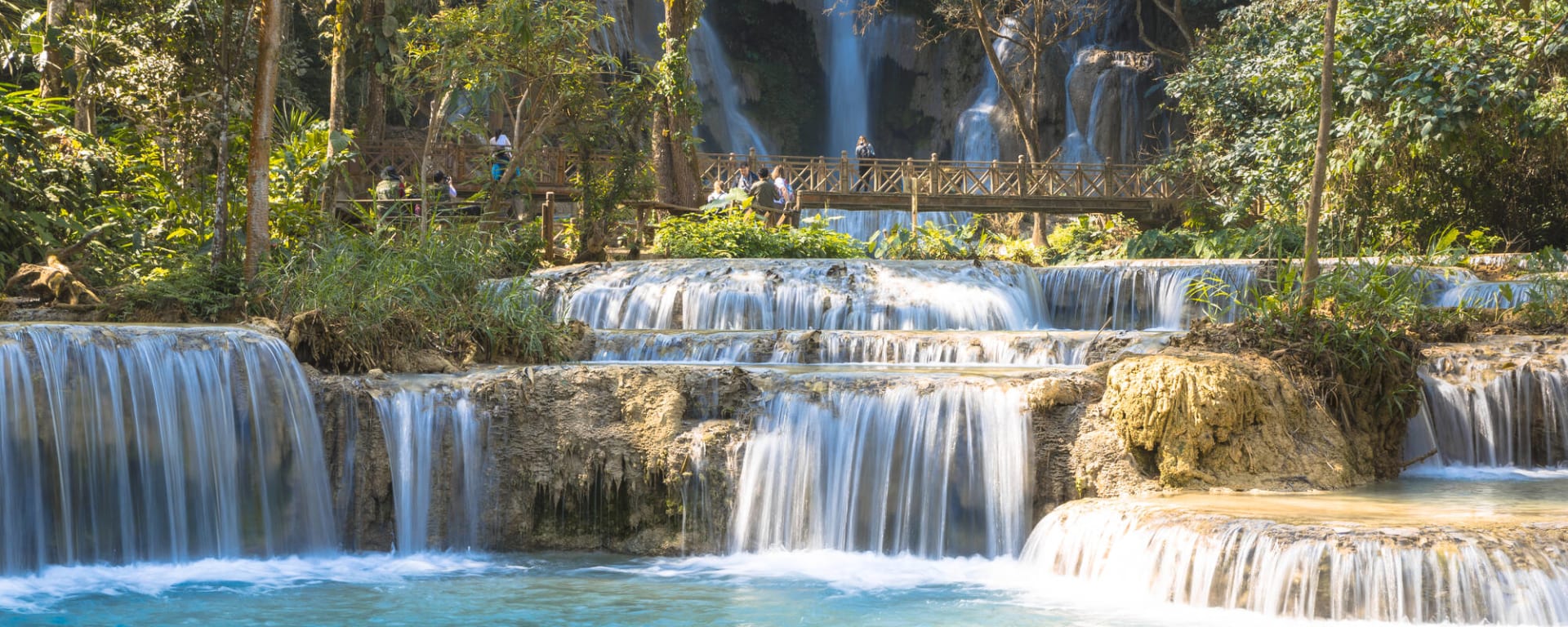 Kuang Si Wasserfall, DE, Ganztägig in Luang Prabang: Laos Kuang Si Wasserfall